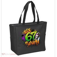 Haunted By 67 Halloween Meme Graffiti 6-7 Tote Bag thumb 2