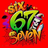 Haunted By 67 Halloween Meme Graffiti 6-7 Santa Hat thumb 1