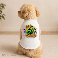 Haunted By 67 Halloween Meme Graffiti 6-7 Doggie Tank thumb 2