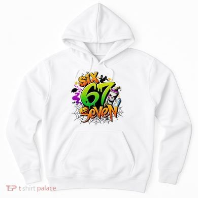 Haunted By 67 Halloween Meme Graffiti 6-7 Hoodie