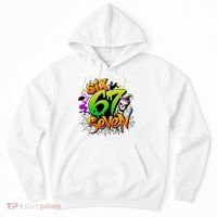 Haunted By 67 Halloween Meme Graffiti 6-7 Hoodie thumb 0