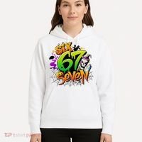 Haunted By 67 Halloween Meme Graffiti 6-7 Hoodie thumb 5