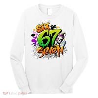 Haunted By 67 Halloween Meme Graffiti 6-7 Long Sleeve Shirt thumb 0