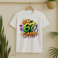 Haunted By 67 Halloween Meme Graffiti 6-7 T-Shirt thumb 2