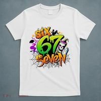 Haunted By 67 Halloween Meme Graffiti 6-7 T-Shirt thumb 5