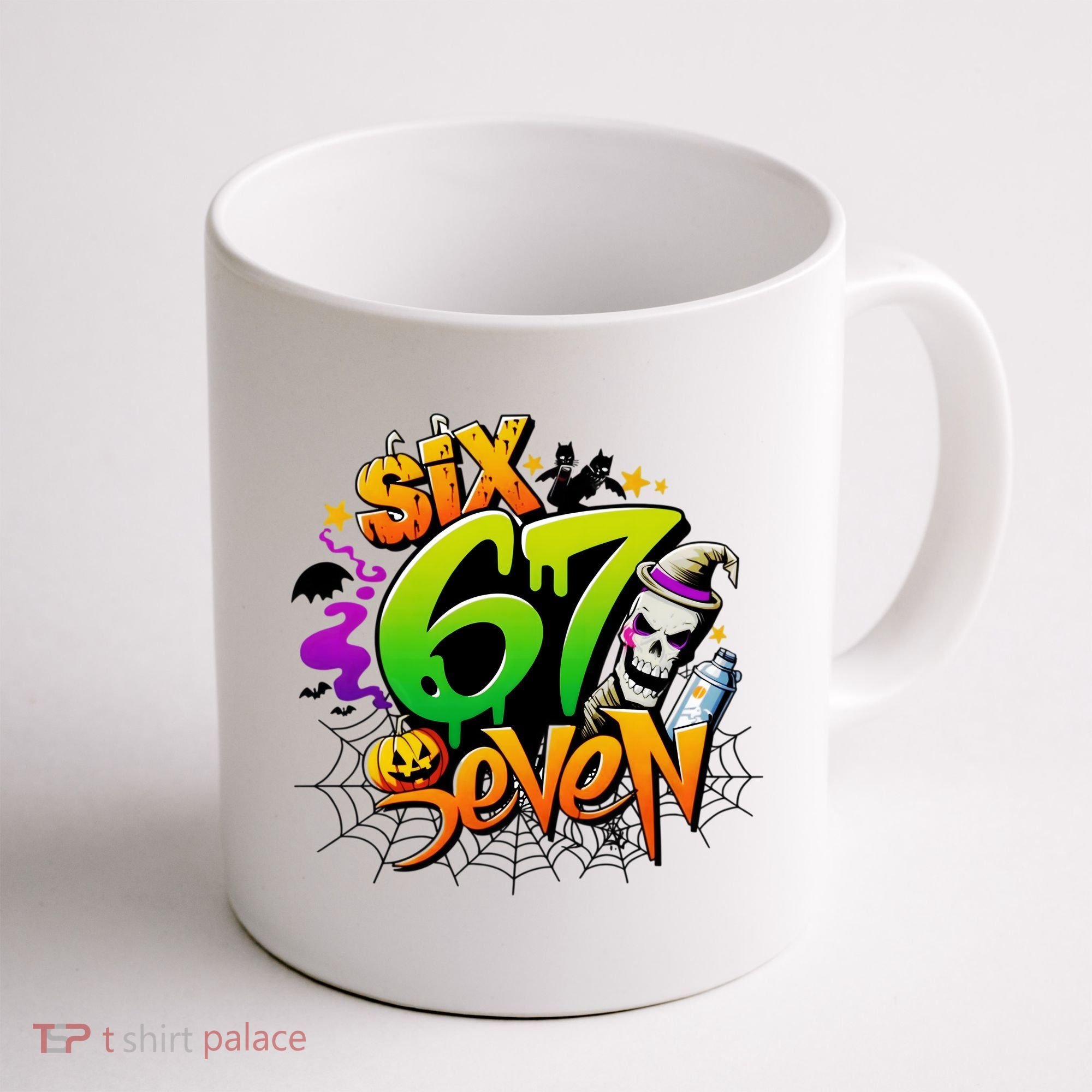 Haunted By 67 Halloween Meme Graffiti 6-7 Coffee Mug