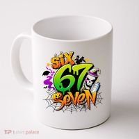 Haunted By 67 Halloween Meme Graffiti 6-7 Coffee Mug thumb 0