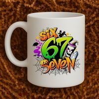 Haunted By 67 Halloween Meme Graffiti 6-7 Coffee Mug thumb 2
