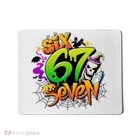 Haunted By 67 Halloween Meme Graffiti 6-7 Mousepad thumb 0
