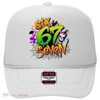 Haunted By 67 Halloween Meme Graffiti 6-7 Hat thumb 0