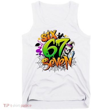 Haunted By 67 Halloween Meme Graffiti 6-7 Tank Top