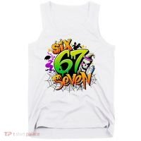 Haunted By 67 Halloween Meme Graffiti 6-7 Tank Top thumb 0