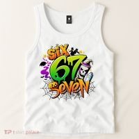 Haunted By 67 Halloween Meme Graffiti 6-7 Tank Top thumb 2