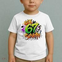 Haunted By 67 Halloween Meme Graffiti 6-7 Toddler T-Shirt thumb 2