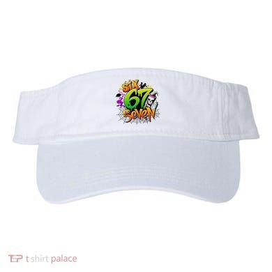 Haunted By 67 Halloween Meme Graffiti 6-7 Visor
