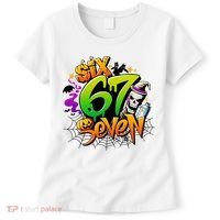 Haunted By 67 Halloween Meme Graffiti 6-7 Women's T-Shirt thumb 0