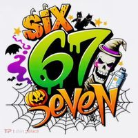 Haunted By 67 Halloween Meme Graffiti 6-7 Kids T-Shirt thumb 4