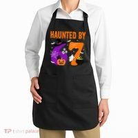 Haunted By 67 Six Seven Halloween 6-7 Apron thumb 2