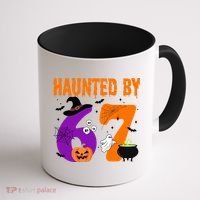 Haunted By 67 Six Seven Halloween 6-7 Coffee Mug thumb 1