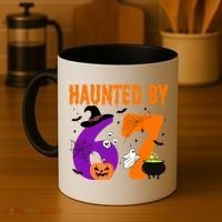 Haunted By 67 Six Seven Halloween 6-7 Coffee Mug thumb 4