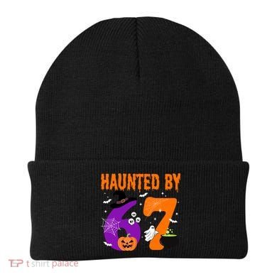 Haunted By 67 Six Seven Halloween 6-7 Beanie