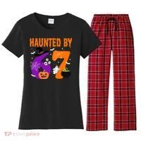 Haunted By 67 Six Seven Halloween 6-7 Women's Flannel Pajama Set thumb 0