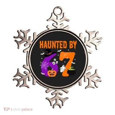 Haunted By 67 Six Seven Halloween 6-7 Ornament