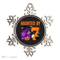 Haunted By 67 Six Seven Halloween 6-7 Ornament thumb 0