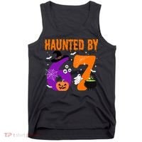 Haunted By 67 Six Seven Halloween 6-7 Tank Top thumb 0
