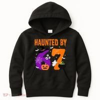 Haunted By 67 Six Seven Halloween 6-7 Kids Hoodie thumb 0