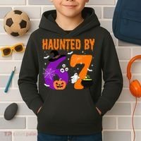 Haunted By 67 Six Seven Halloween 6-7 Kids Hoodie thumb 2
