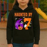 Haunted By 67 Six Seven Halloween 6-7 Kids Hoodie thumb 3