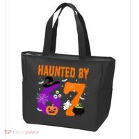 Haunted By 67 Six Seven Halloween 6-7 Tote Bag thumb 3