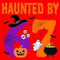 Haunted By 67 Six Seven Halloween 6-7 Santa Hat thumb 1