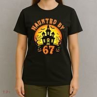 Haunted By 67 Funny Six Seven Gen Alpha Z Halloween T-Shirt thumb 4