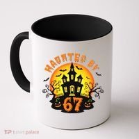 Haunted By 67 Funny Six Seven Gen Alpha Z Halloween Coffee Mug thumb 0