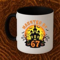 Haunted By 67 Funny Six Seven Gen Alpha Z Halloween Coffee Mug thumb 2