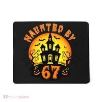 Haunted By 67 Funny Six Seven Gen Alpha Z Halloween Mousepad thumb 0