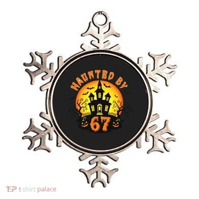 Haunted By 67 Funny Six Seven Gen Alpha Z Halloween Ornament