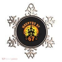 Haunted By 67 Funny Six Seven Gen Alpha Z Halloween Ornament thumb 0