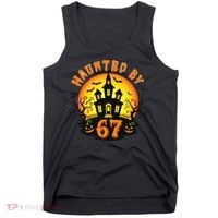 Haunted By 67 Funny Six Seven Gen Alpha Z Halloween Tank Top thumb 0