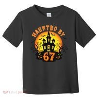 Haunted By 67 Funny Six Seven Gen Alpha Z Halloween Toddler T-Shirt thumb 0