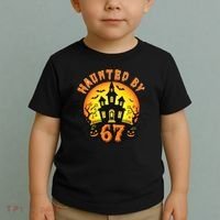Haunted By 67 Funny Six Seven Gen Alpha Z Halloween Toddler T-Shirt thumb 2