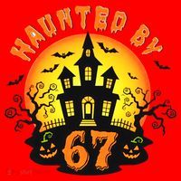 Haunted By 67 Funny Six Seven Gen Alpha Z Halloween Santa Hat thumb 1