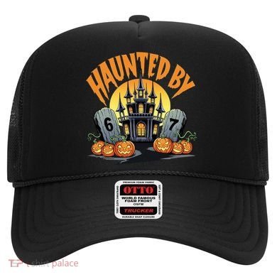 Haunted By 67 Funny Haunted By 6-7 Halloween Hat