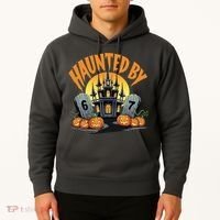 Haunted By 67 Funny Haunted By 6-7 Halloween Hoodie thumb 2