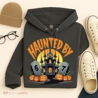 Haunted By 67 Funny Haunted By 6-7 Halloween Hoodie thumb 4