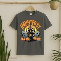 Haunted By 67 Funny Haunted By 6-7 Halloween T-Shirt thumb 2
