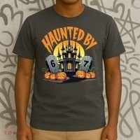 Haunted By 67 Funny Haunted By 6-7 Halloween T-Shirt thumb 3