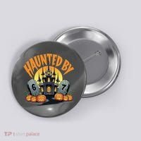 Haunted By 67 Funny Haunted By 6-7 Halloween Button thumb 0